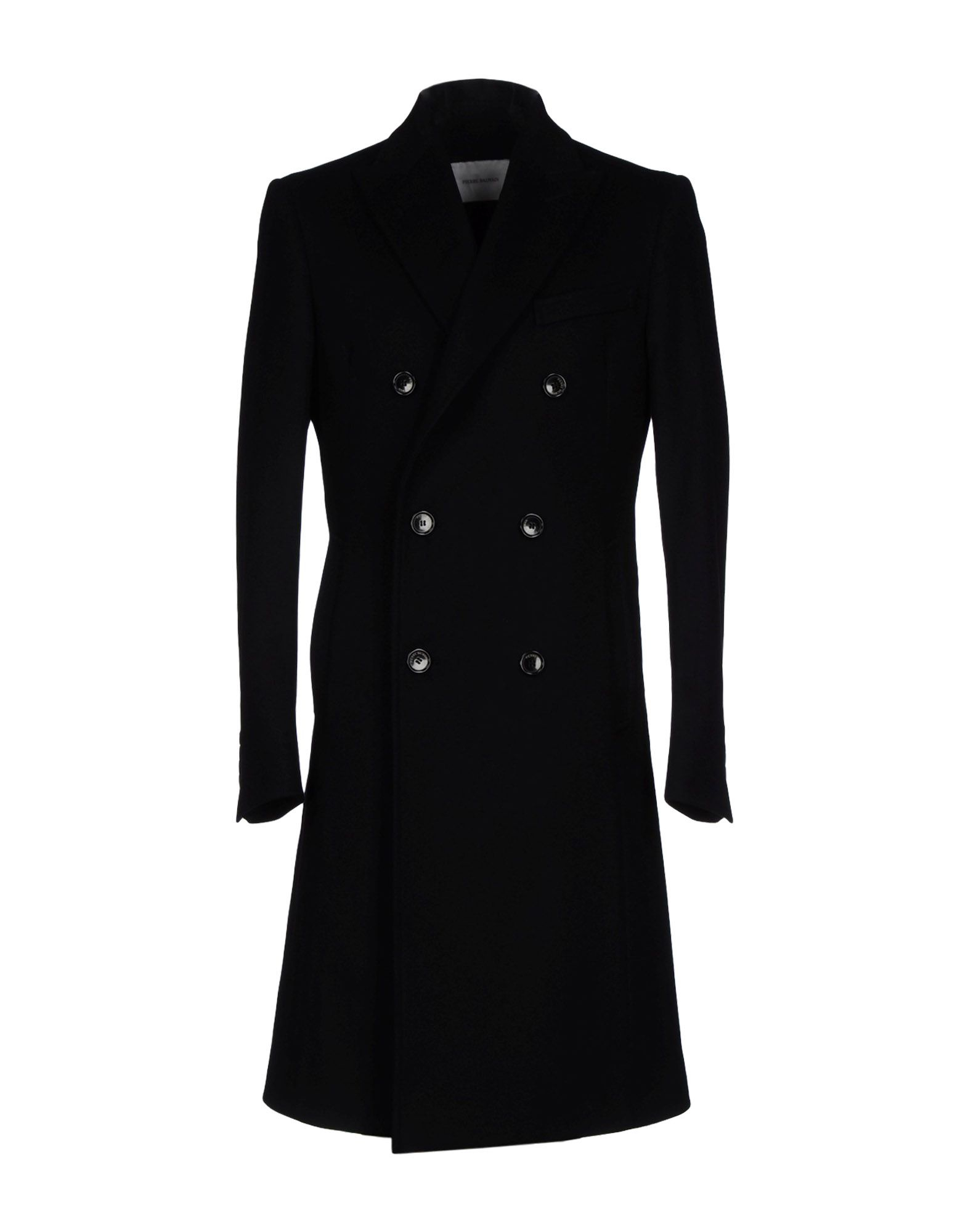Lyst - Balmain Coat in Black for Men
