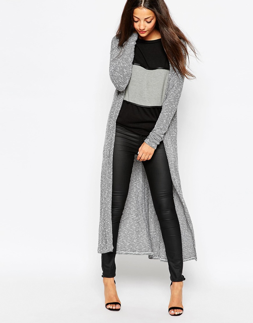 longline cardigan womens