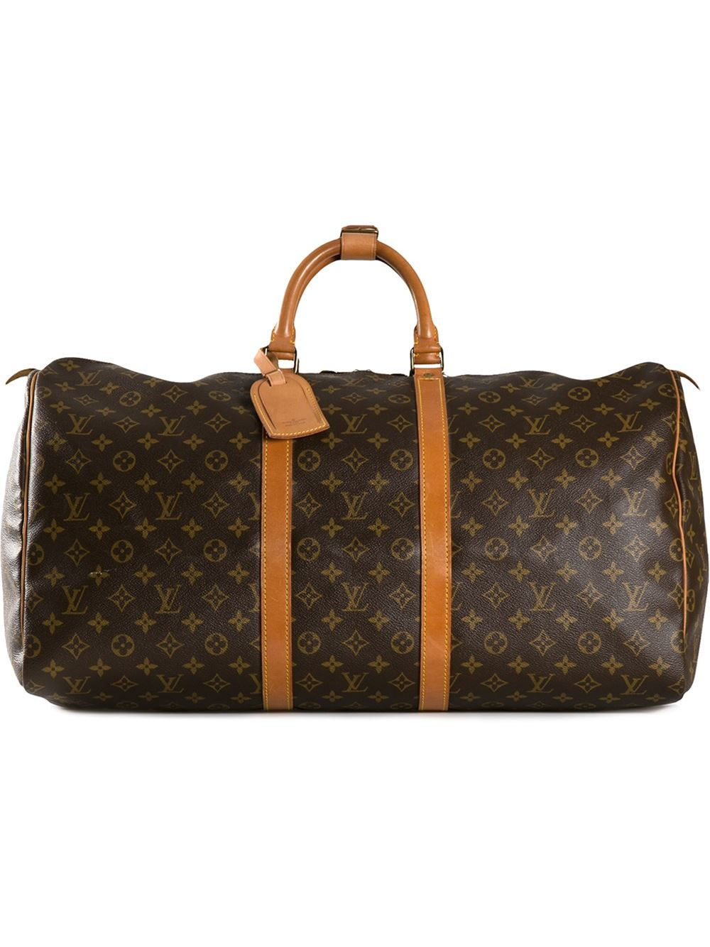 Louis vuitton &#39;keepall 55&#39; Travel Bag in Brown | Lyst