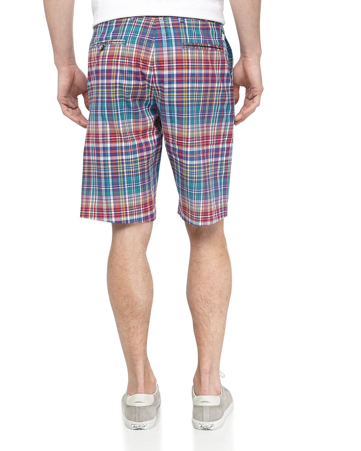 Bobby jones Relaxed Plaid Golf Shorts in Multicolor for Men (MULTI) | Lyst