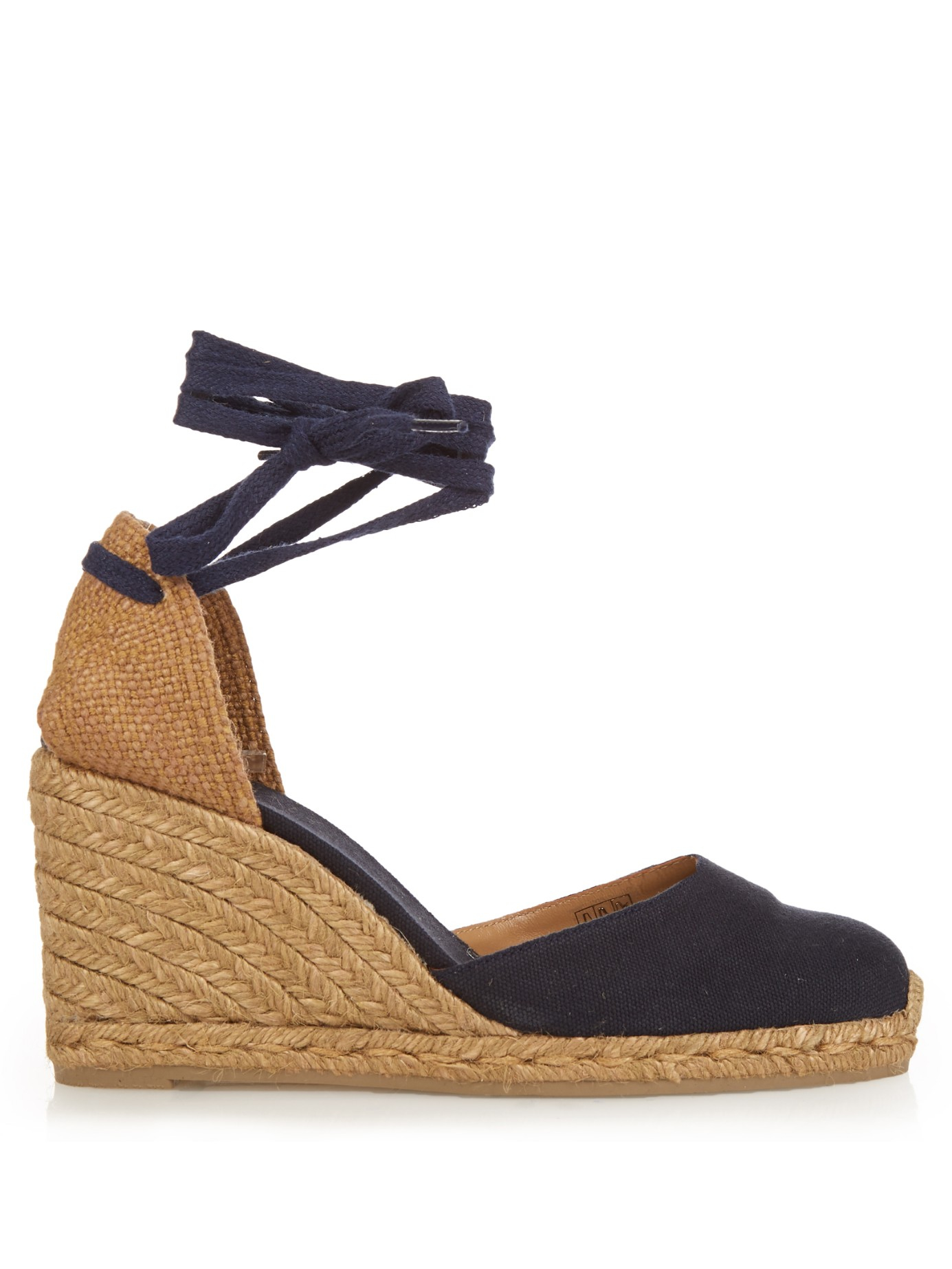 Castaner Carina Espadrille Wedges in Blue | Lyst