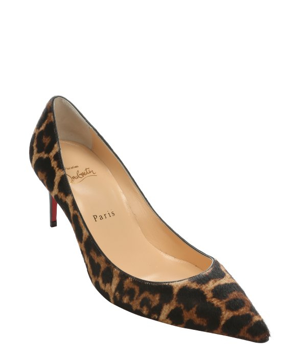 christian louboutin pointed-toe pumps Brown ponyhair | The Little ...  