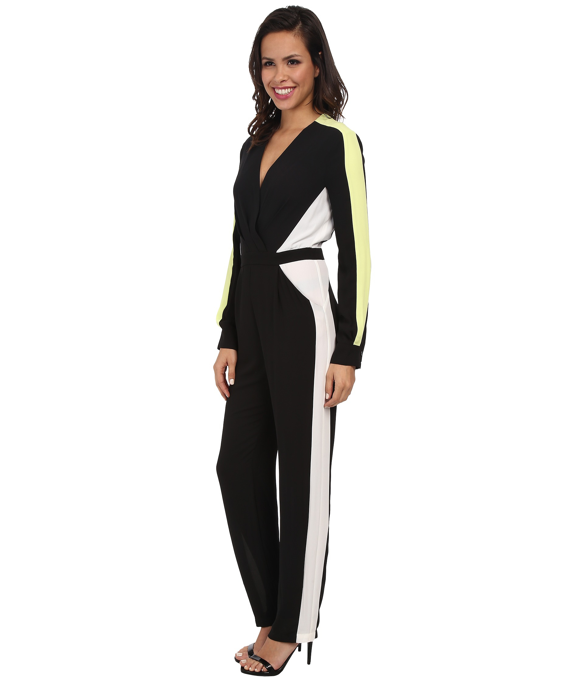 color block jumpsuit