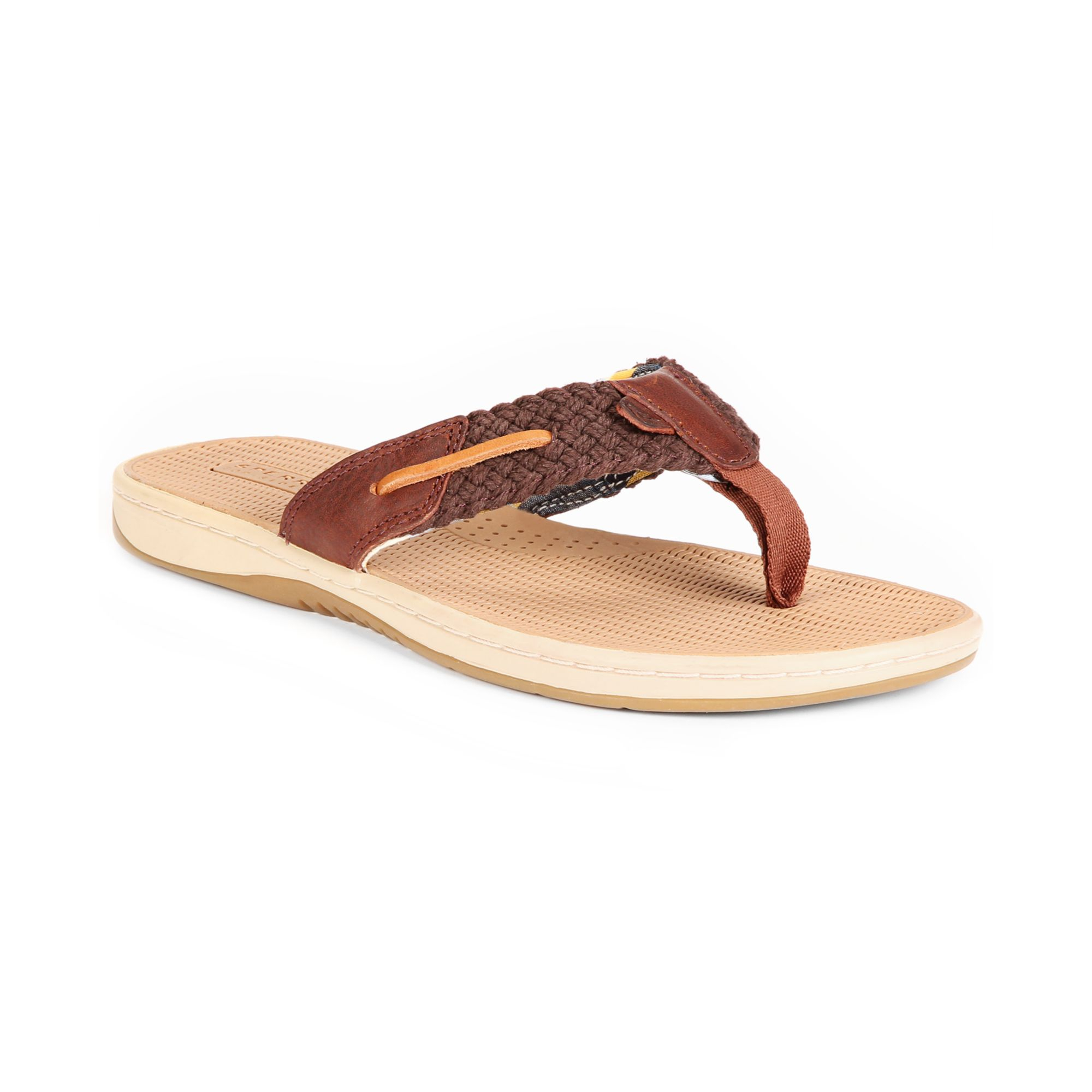 Sperry Top-sider Womens Parrotfish Thong Sandals in Brown | Lyst