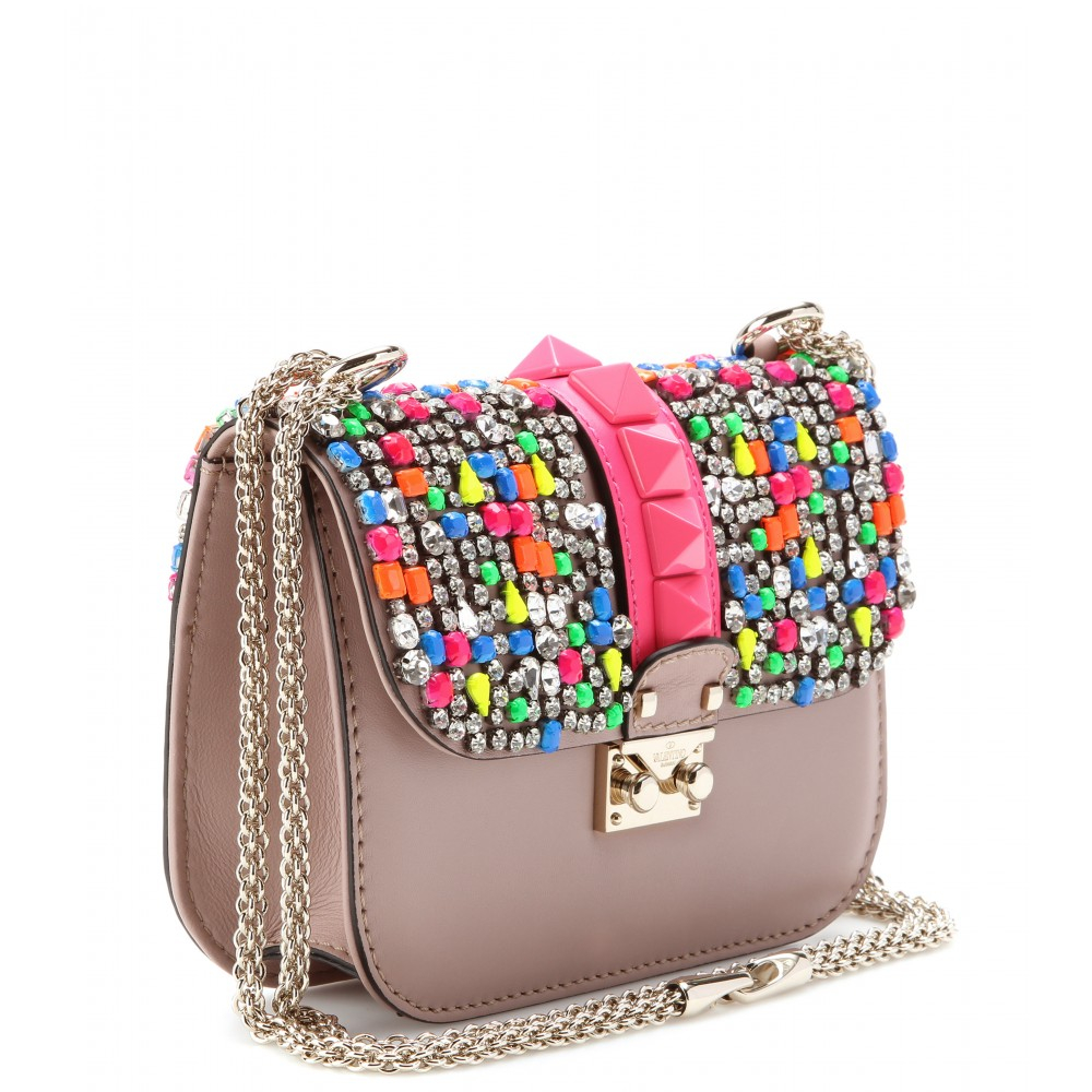 valentino rockstud rose gold