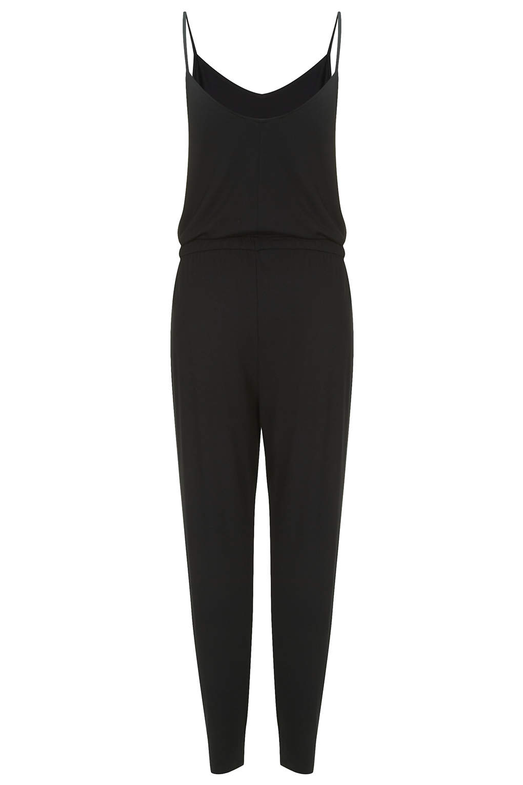 black jersey jumpsuit