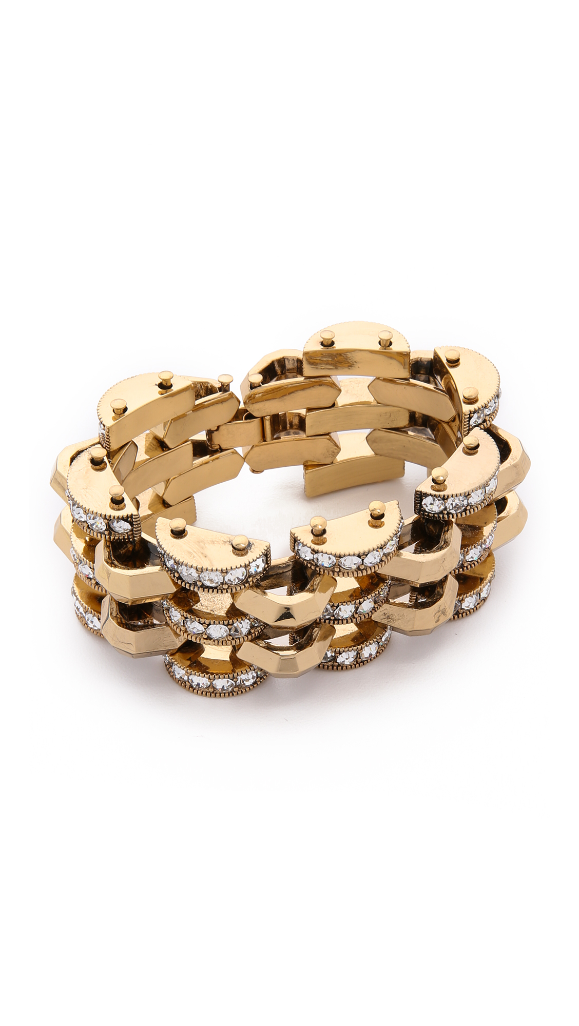 Lyst Lulu Frost Veratrum Bracelet Clear Gold In Metallic Gallery