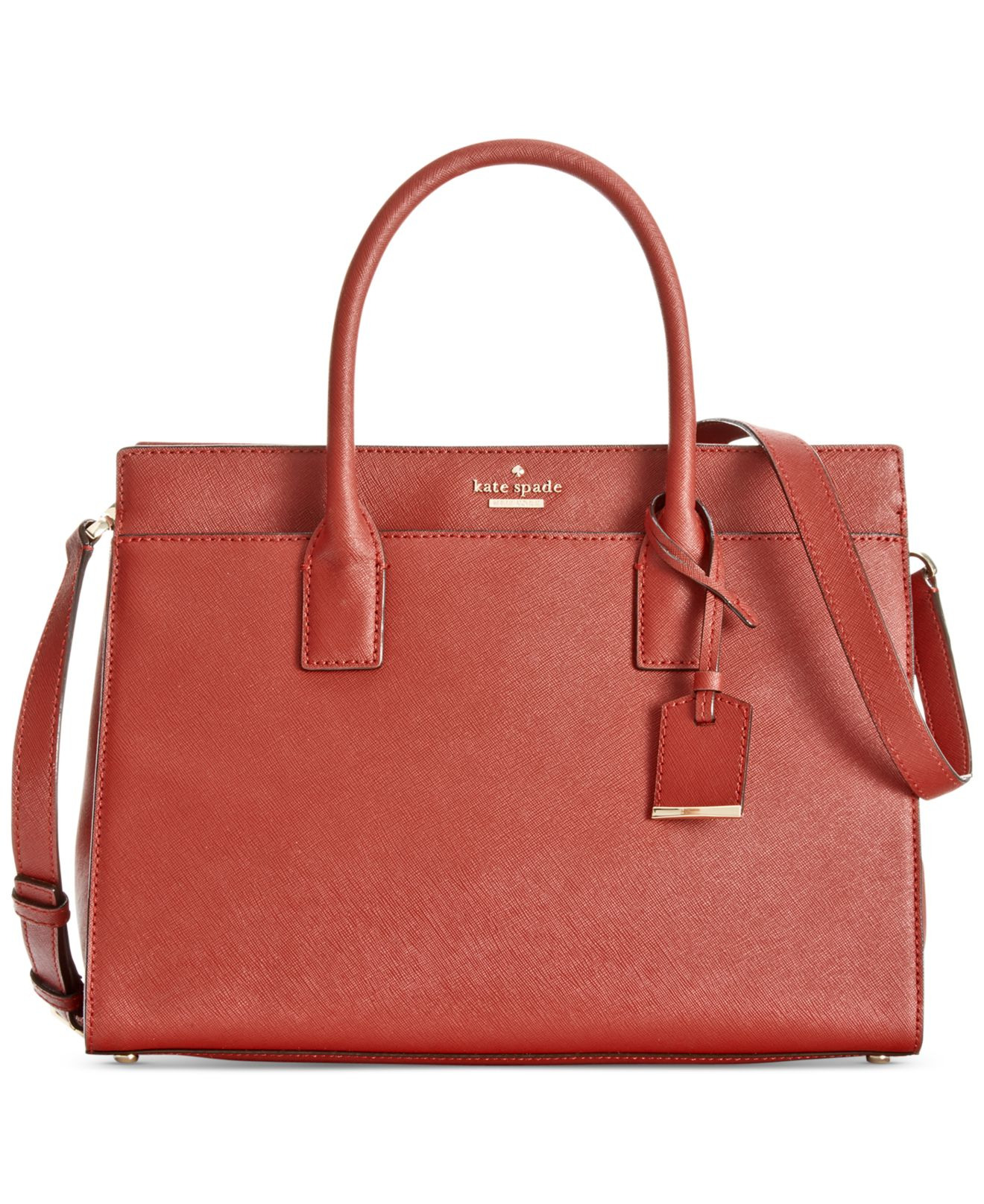 Kate spade Cameron Street Candace Satchel in Red (Train Car Red) Lyst