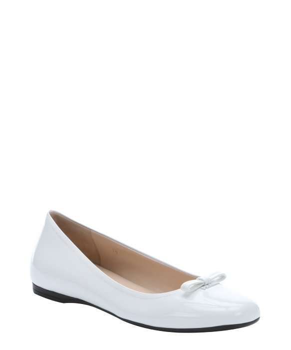 white leather flats women