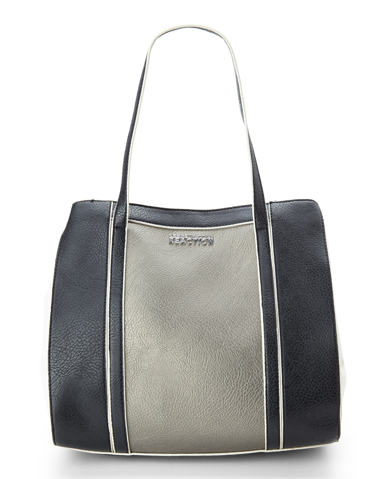 cole reaction Charlie Color Block Tote in Black Lyst