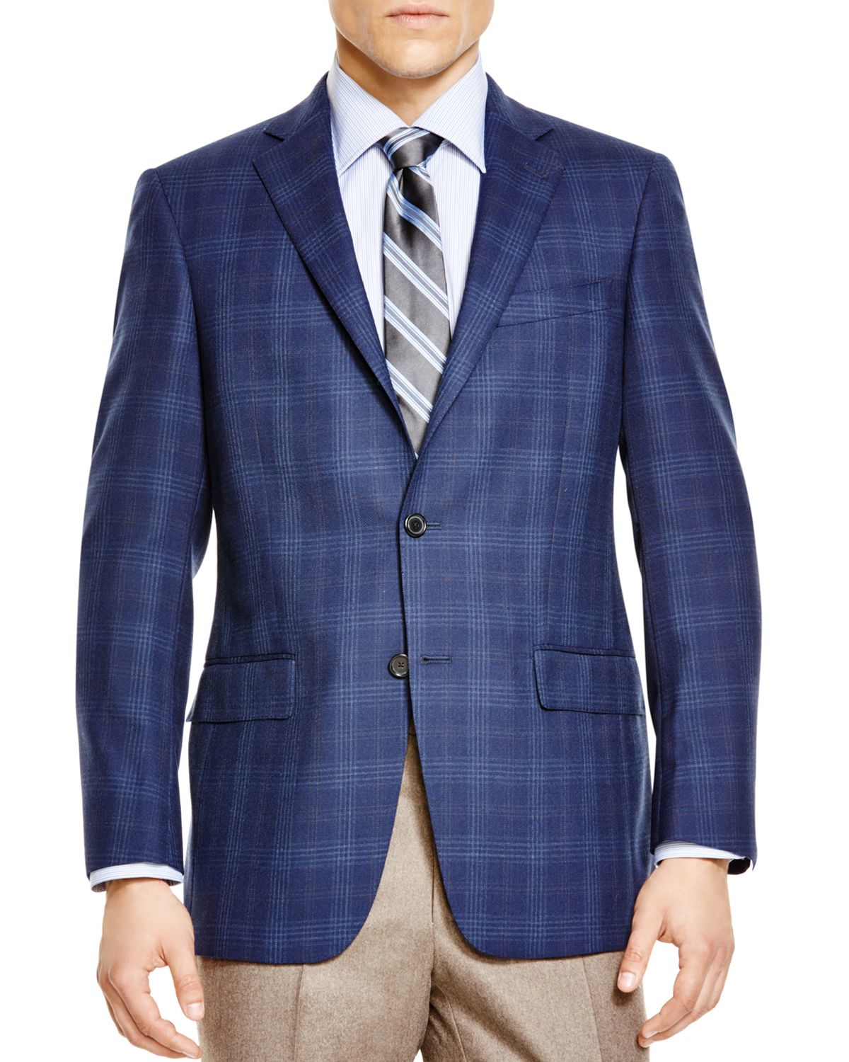 Lyst - Hart Schaffner Marx Plaid Classic Fit Sport Coat - Bloomingdale ...