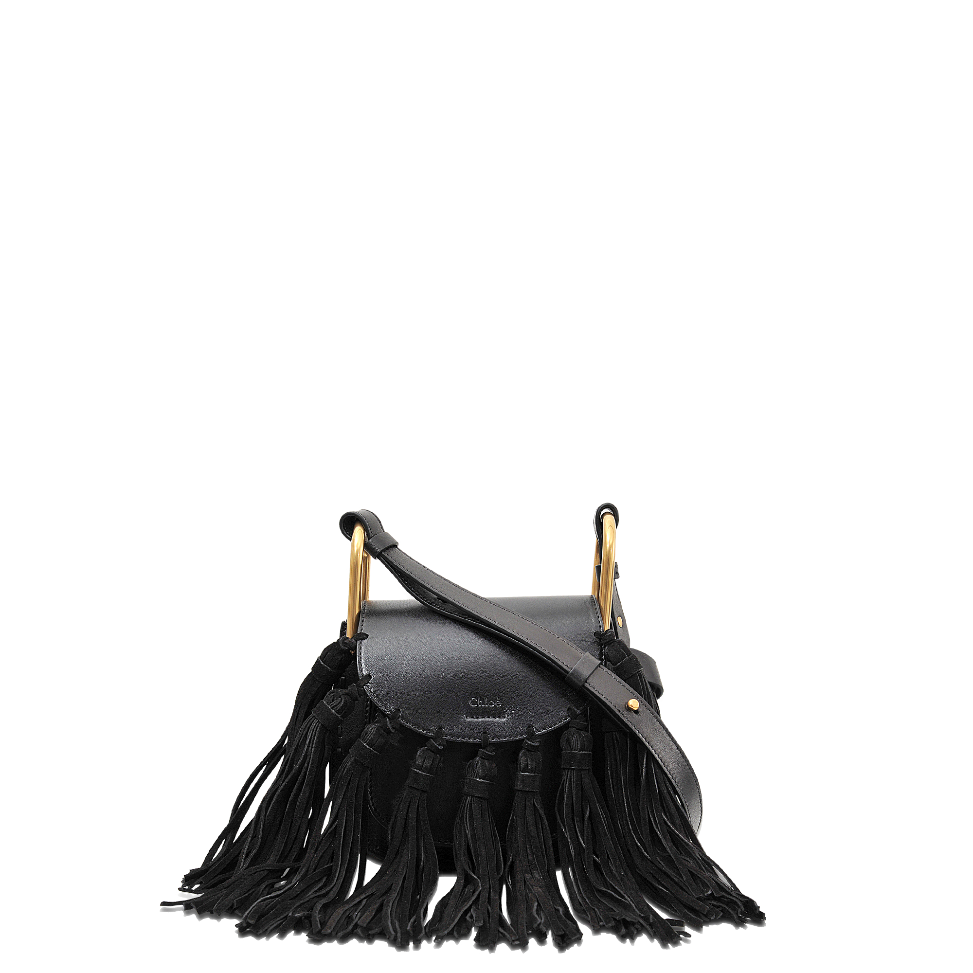 cheap chloe bags uk - Chlo Hudson Mini Shoulder Bag With Tassels in Black | Lyst