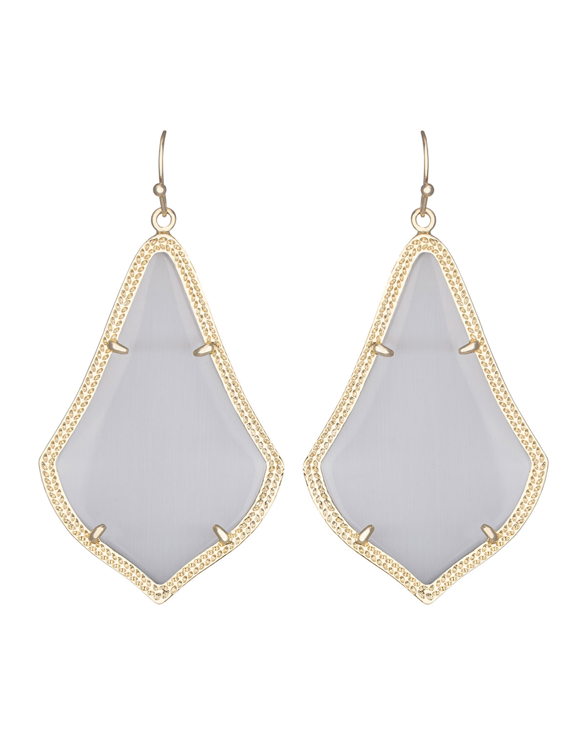 Kendra Scott Alexandra Earrings In Gray (slate) 