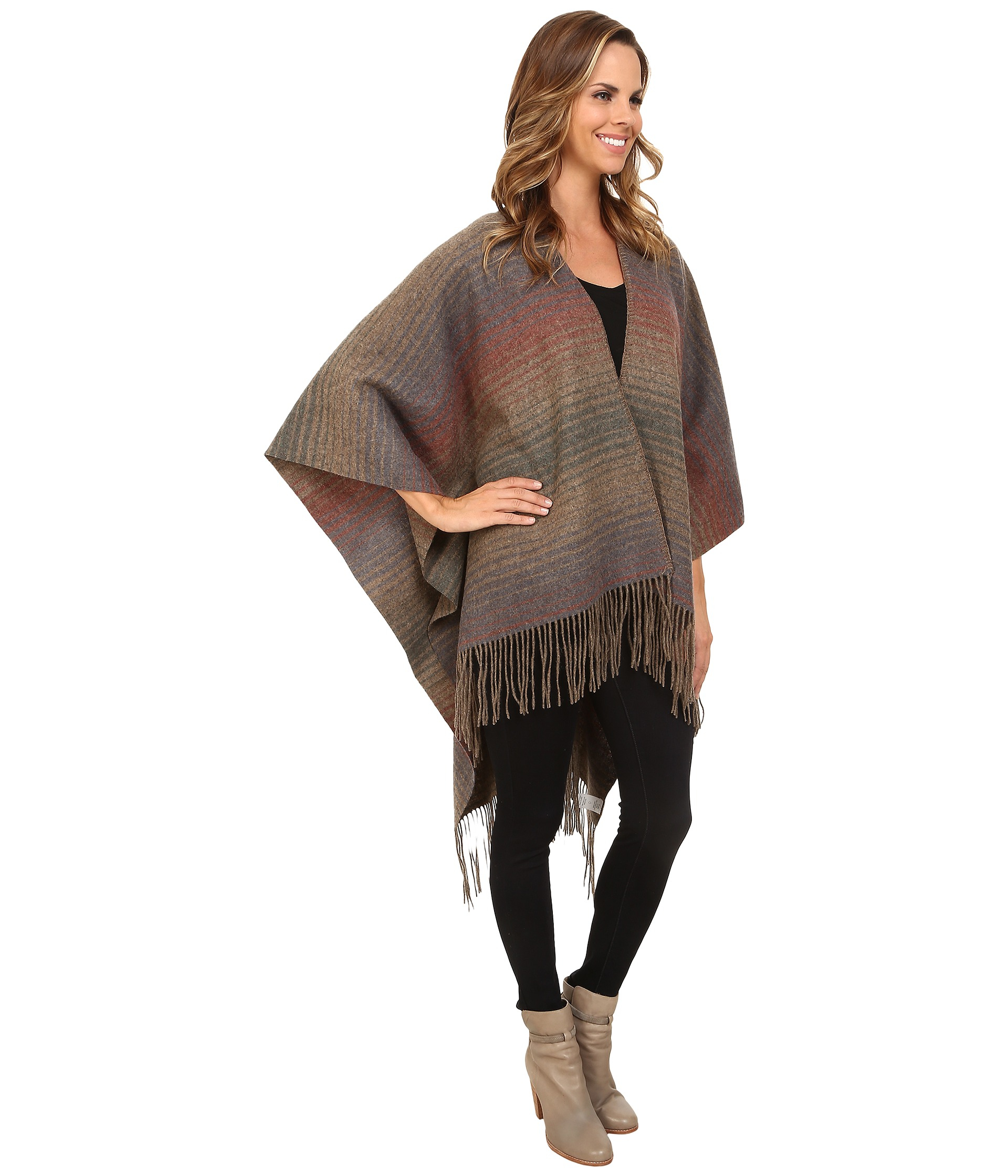 Pendleton Woven Blanket Shawl in Natural Lyst