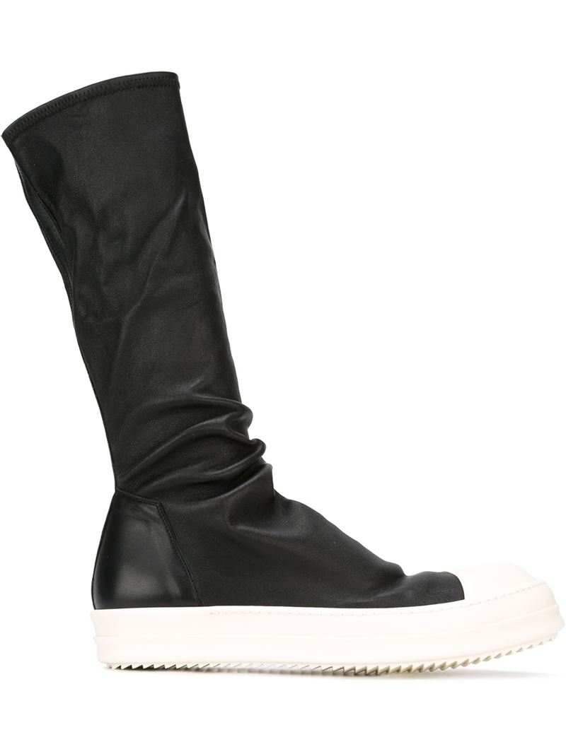 Lyst Rick Owens Sneaker Boots in Black for Men