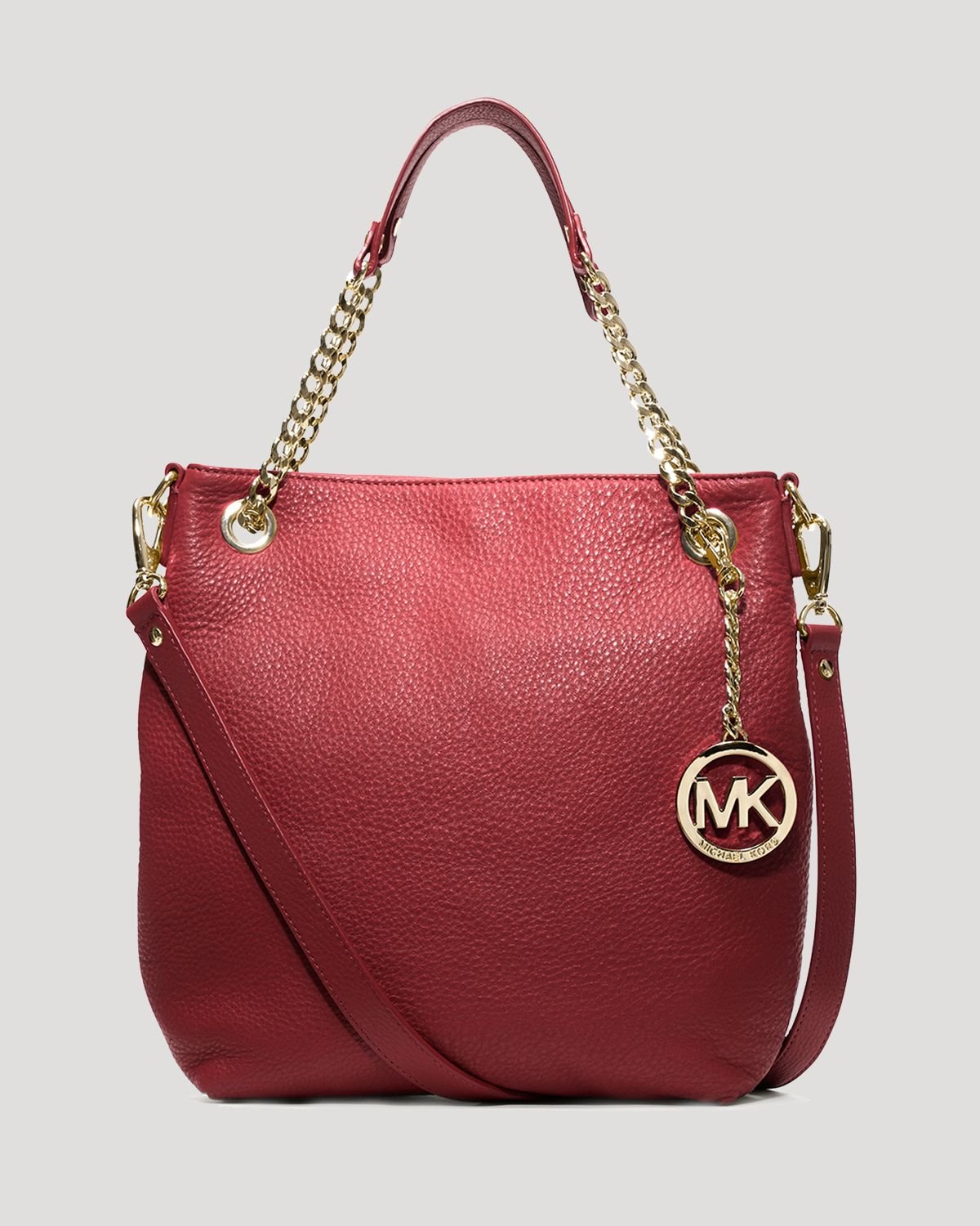 Michael michael kors Shoulder Bag - Jet Set Chain Medium in Red | Lyst