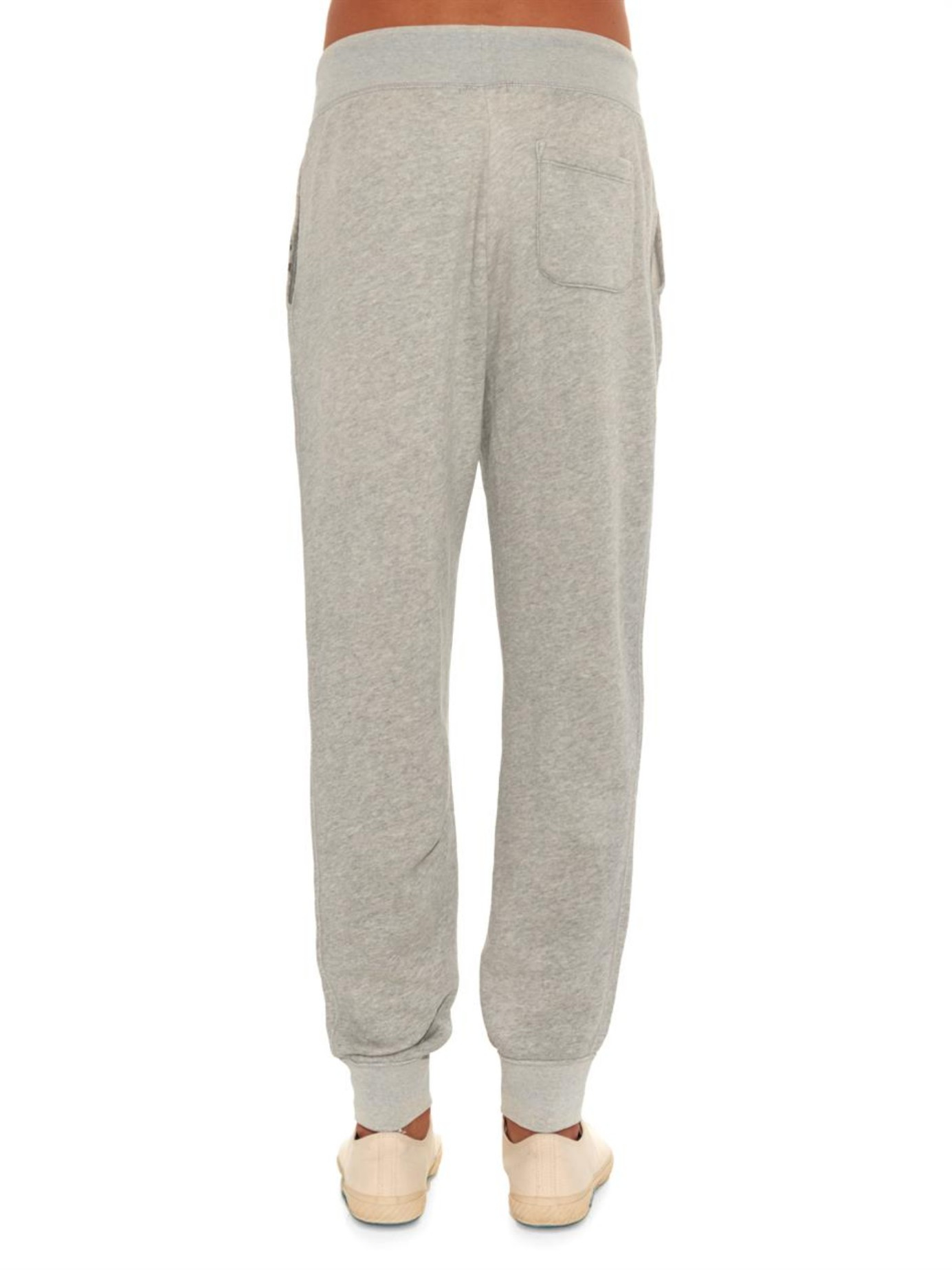 grey ralph joggers