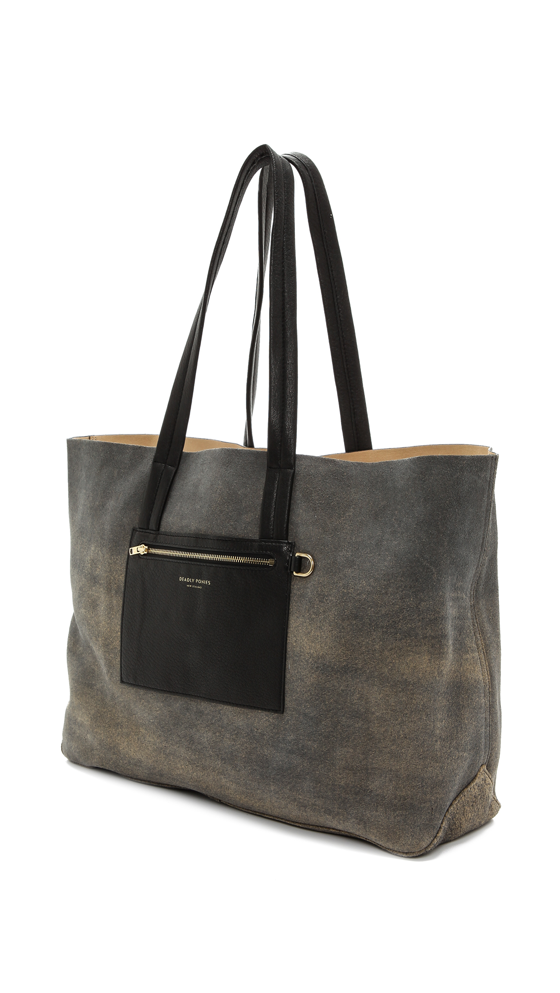 Lyst Deadly Ponies Mr Port Tote Rust In Black Gallery