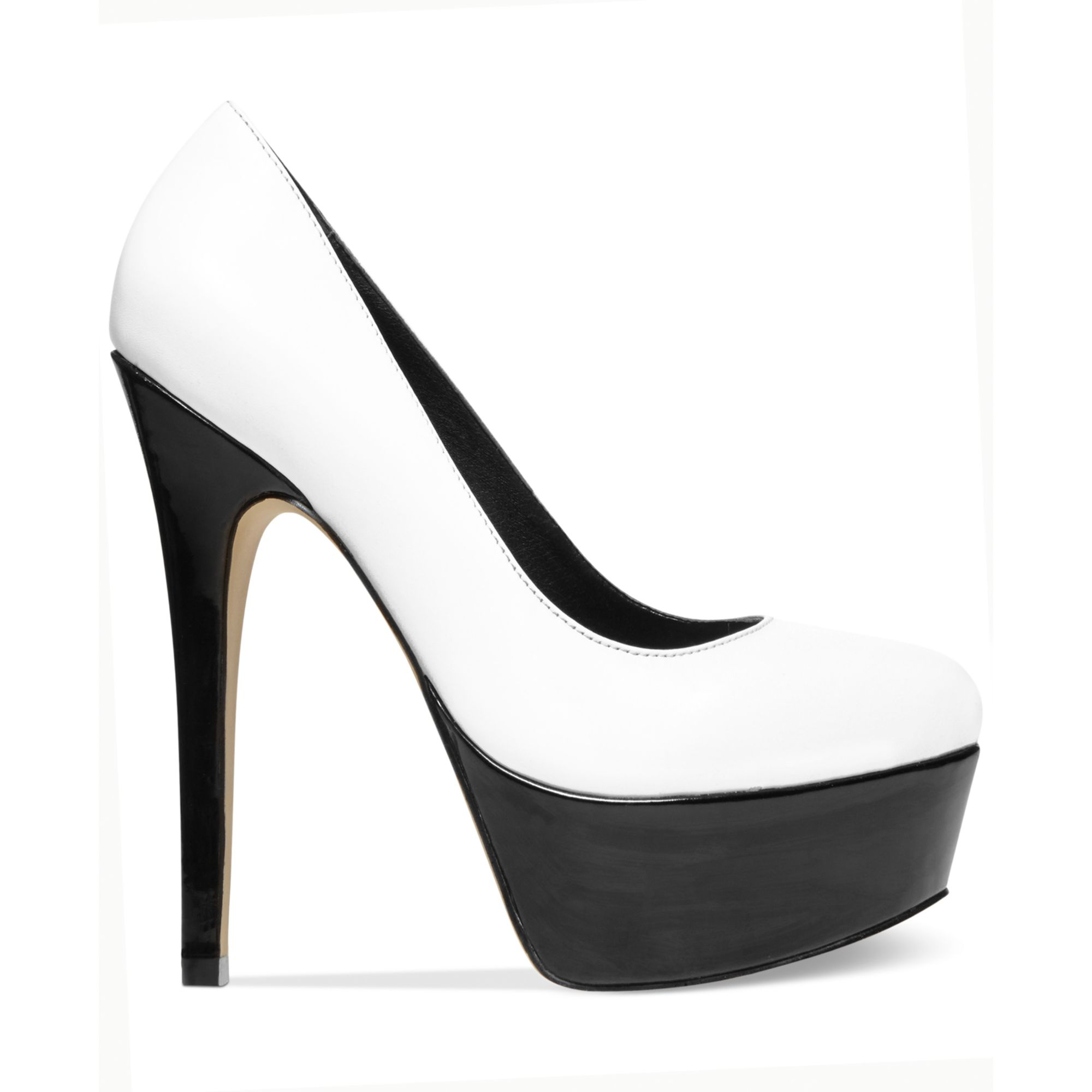 Lyst - Steve madden Equality Platform Pumps in White