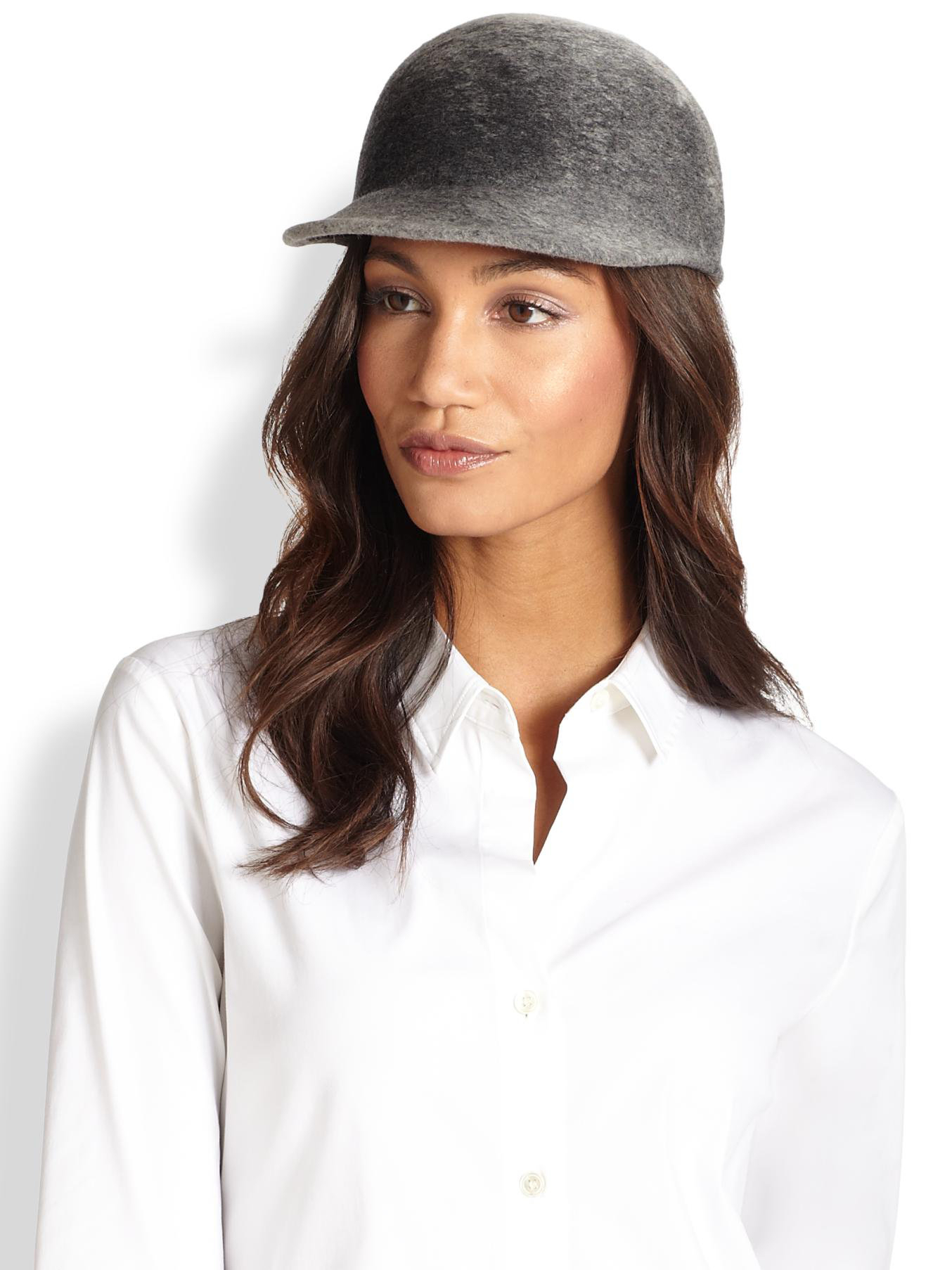 Lyst Eugenia kim Joey Wool Baseball Hat in Gray