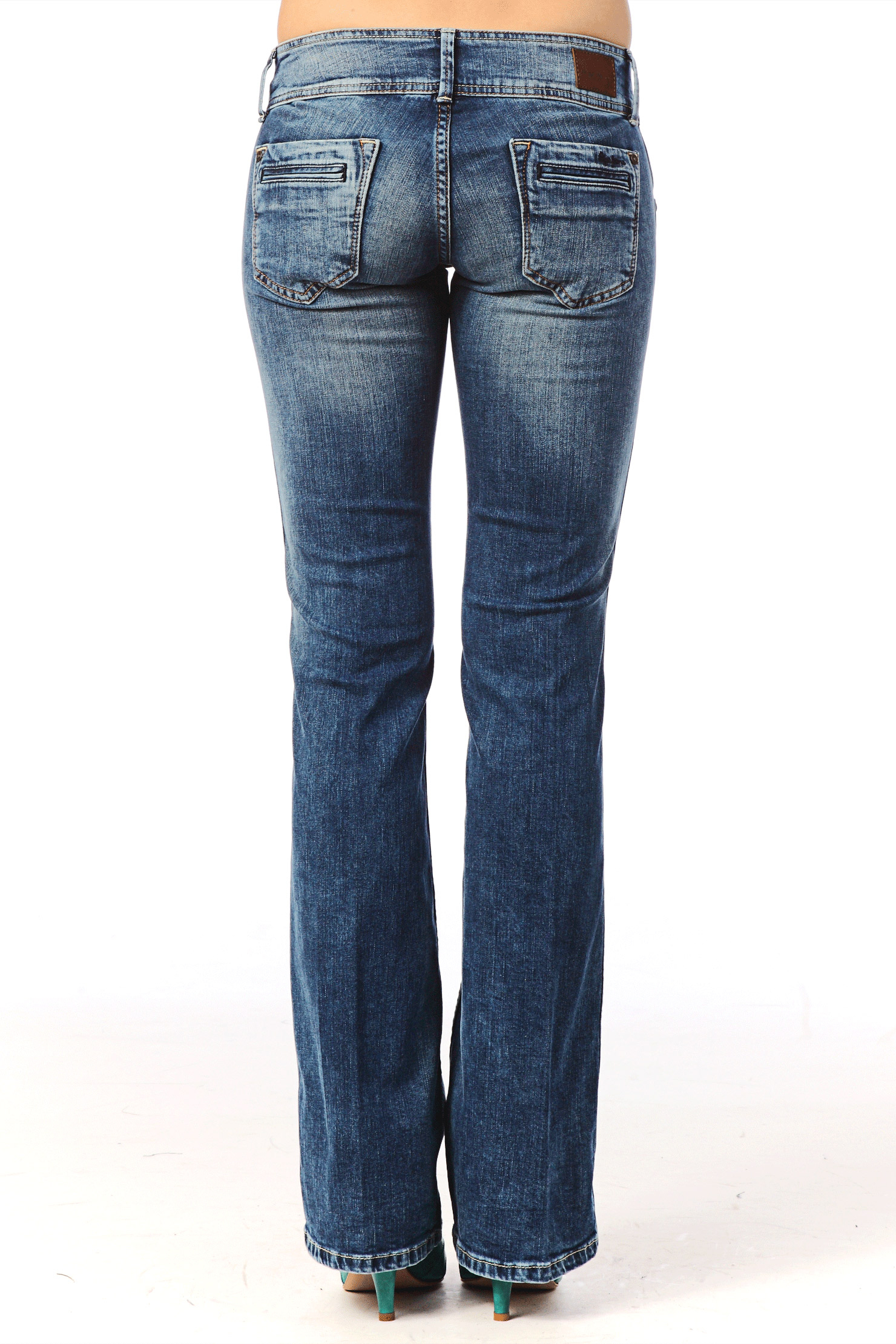 Pepe jeans Flare Bootcut Pimlico in Blue | Lyst