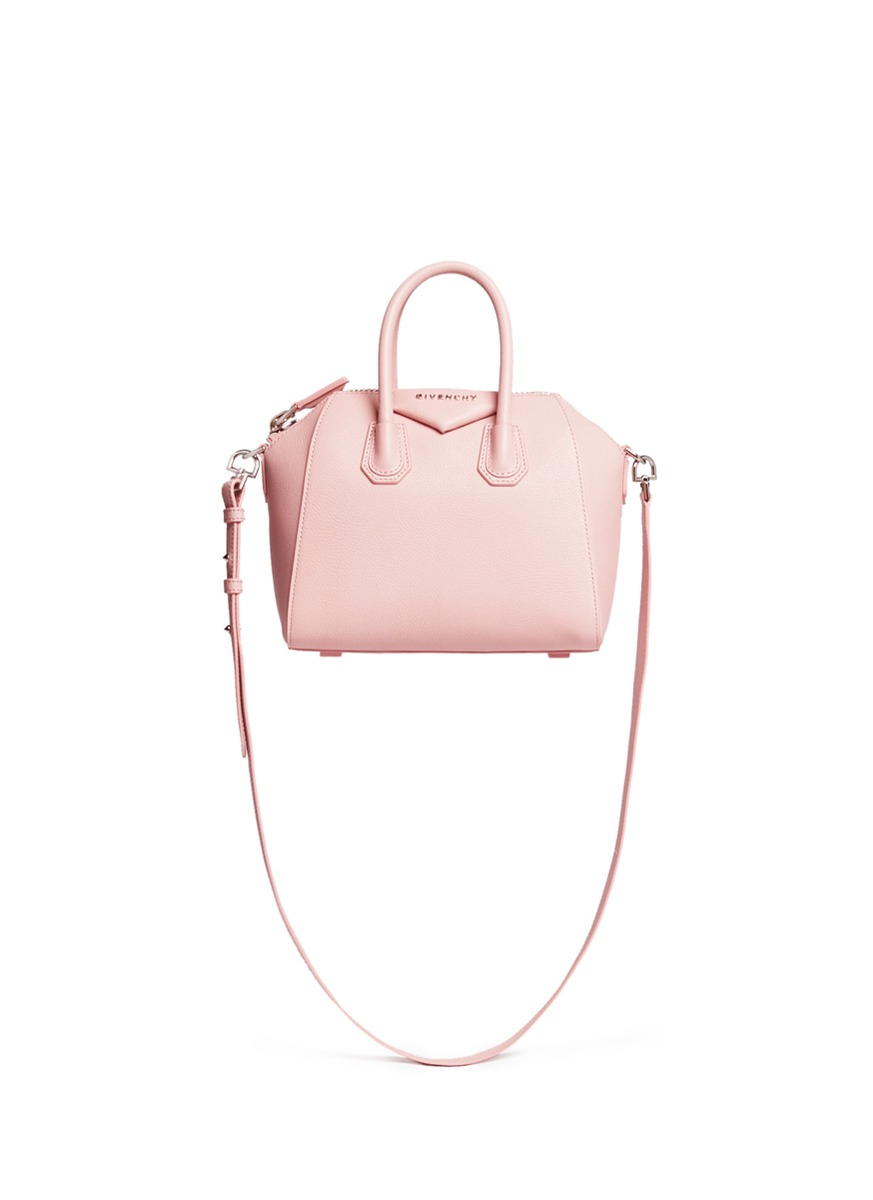 Lyst - Givenchy &#39;antigona&#39; Mini Leather Bag in Pink
