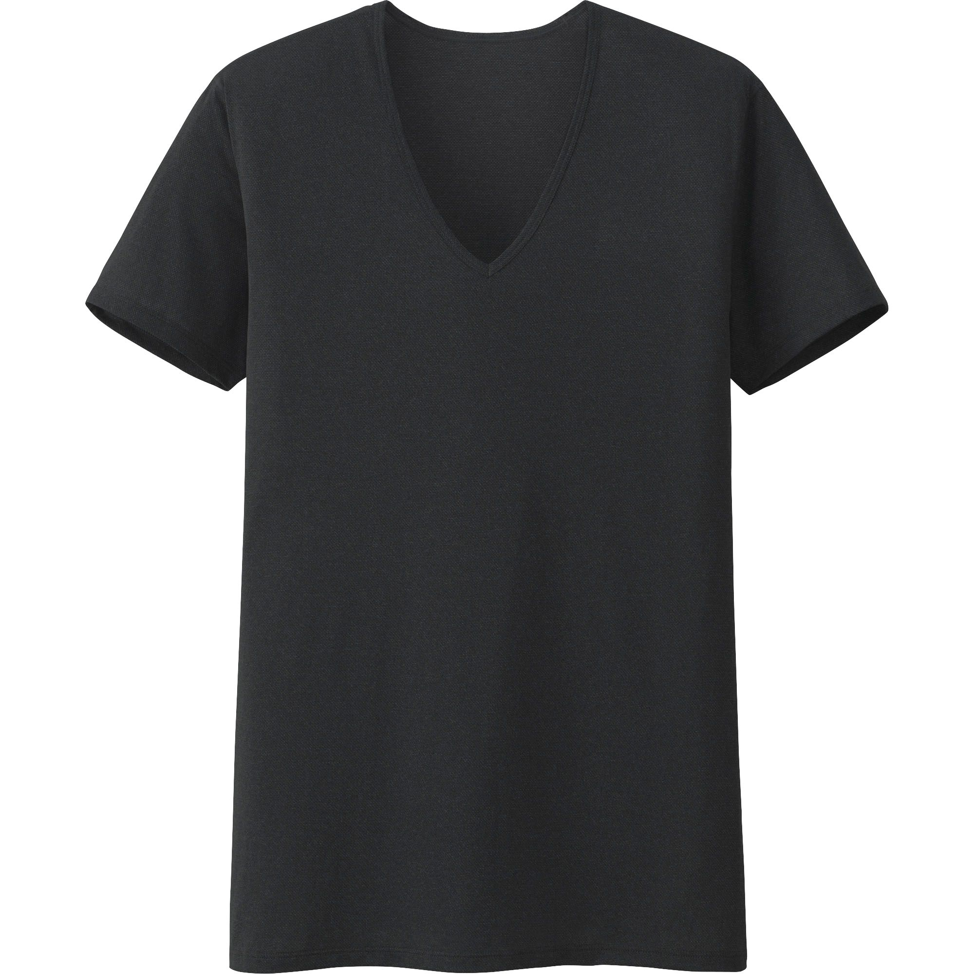 Uniqlo Men Airism Mesh V Neck T-shirt (short Sleeve) in Black for Men ...