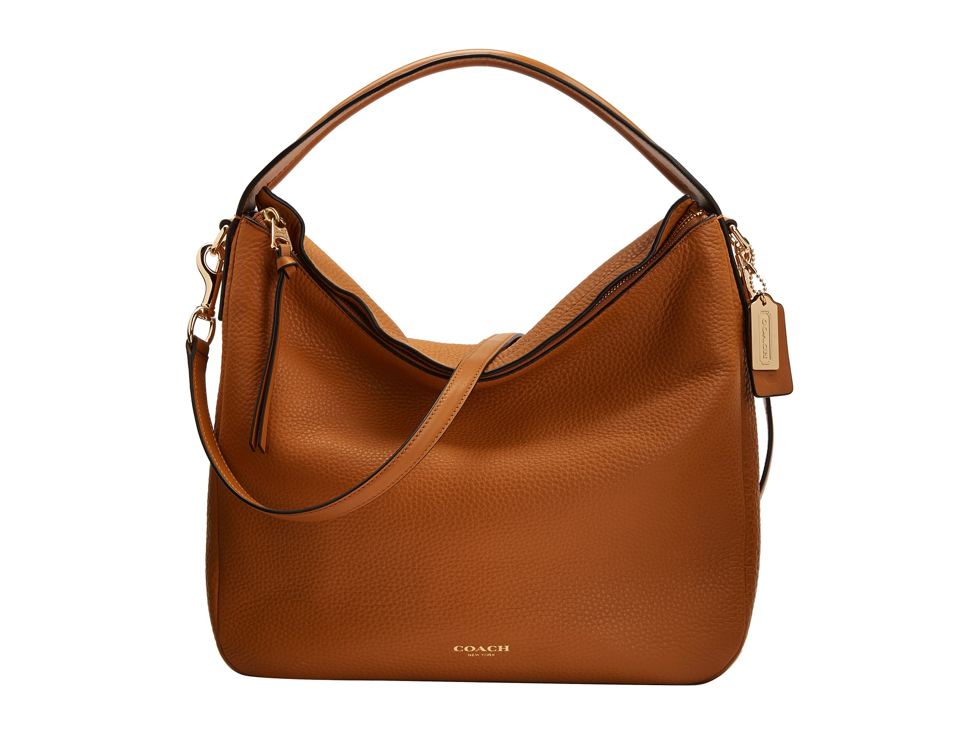 Lyst - Coach Bleecker Pebbled Leather Sullivan Hobo in ...