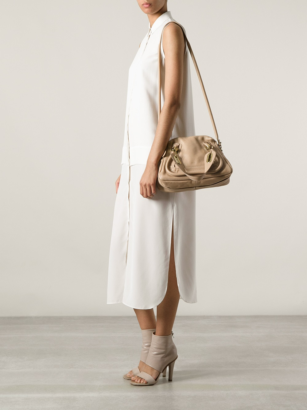 Chlo Paraty Tote in Beige (nude \u0026amp; neutrals) | Lyst  