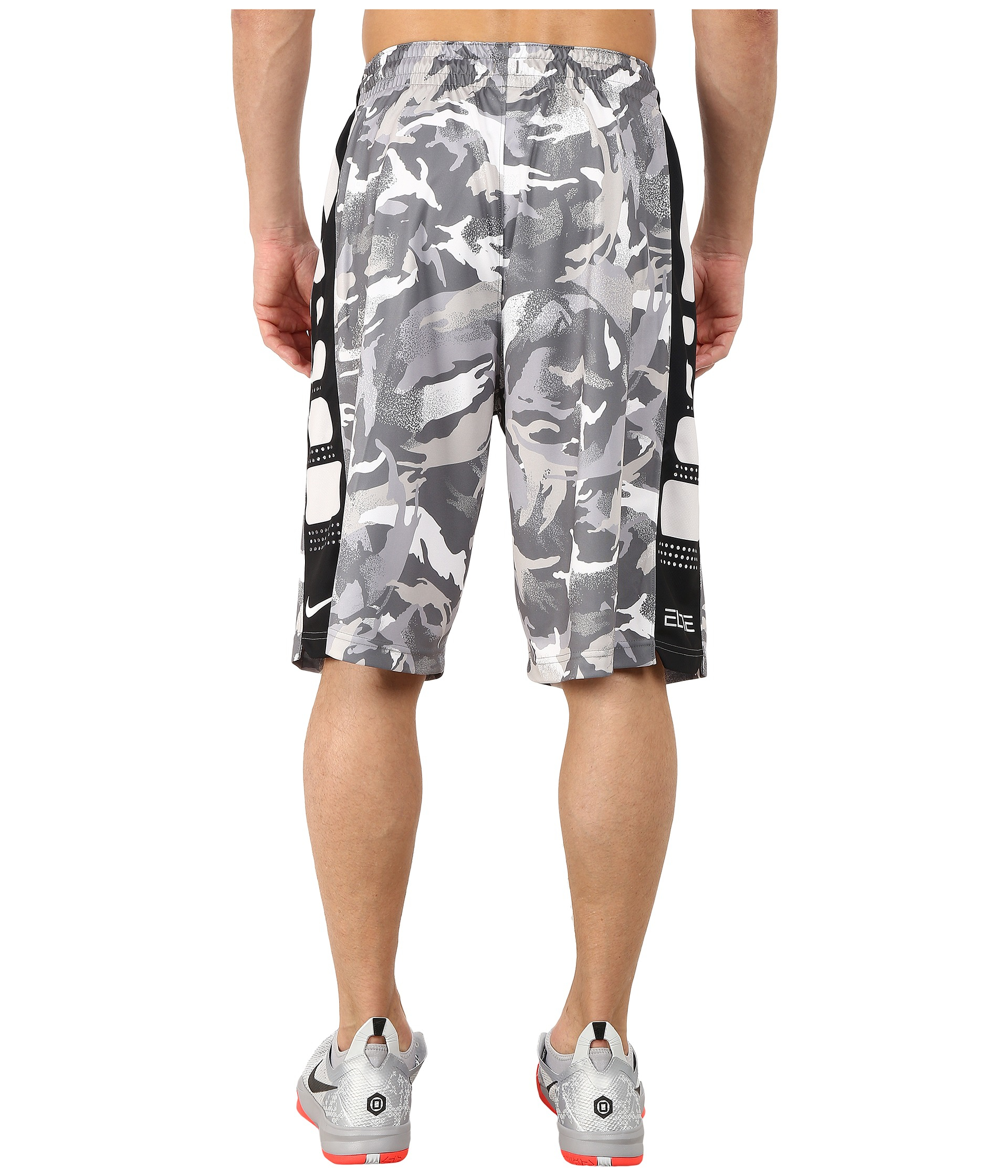 nike camo shorts grey