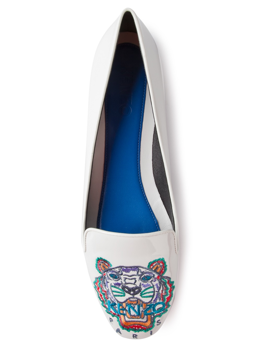 Lyst Kenzo Tiger Slipper in White