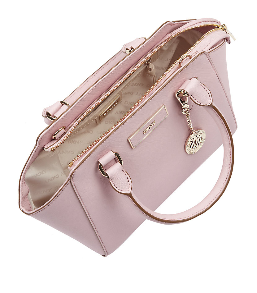 Dkny Saffiano Small Trapeze Bag in Pink | Lyst