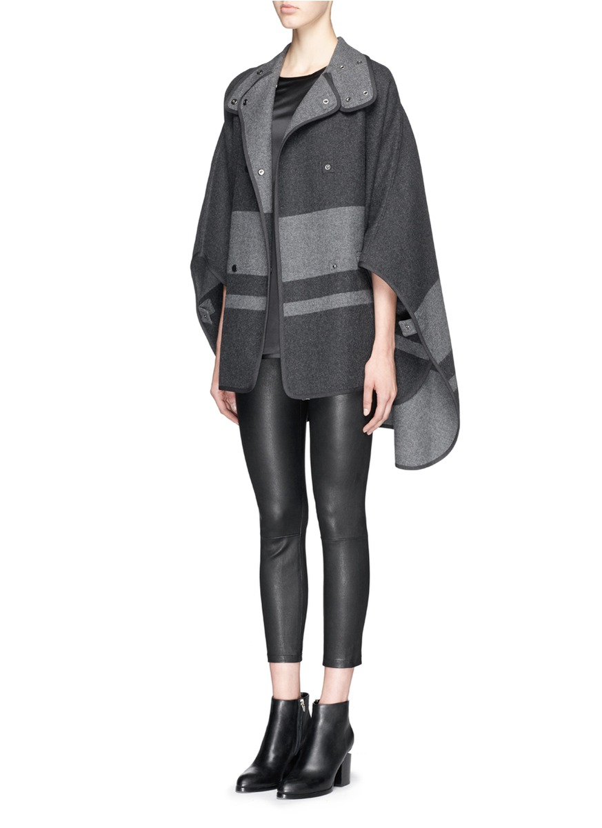 Lyst - Vince Silk Satin Tank Top in Black