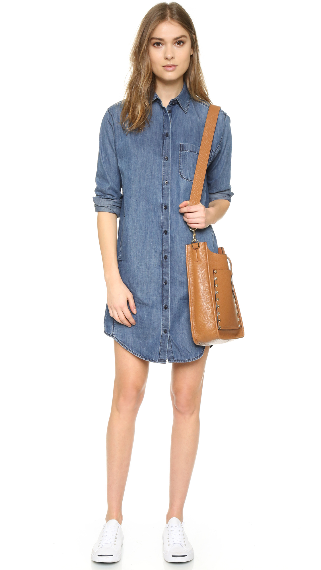 madewell tee shirt dress