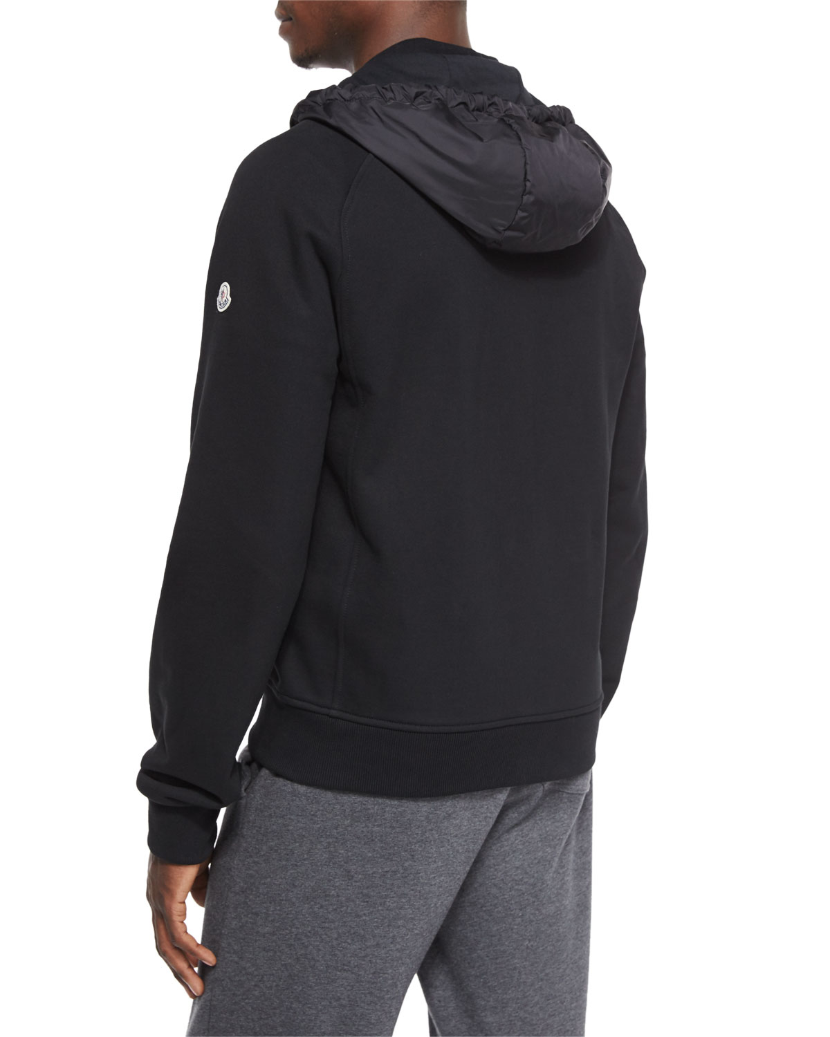 black moncler zipper black moncler zipper