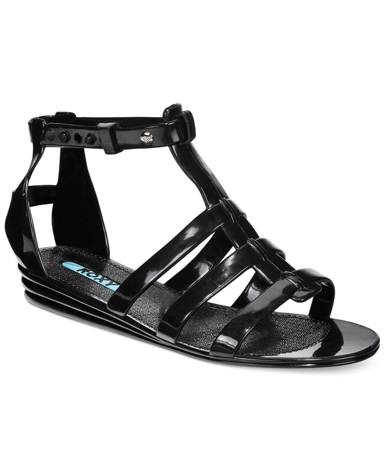 roxy black sandals