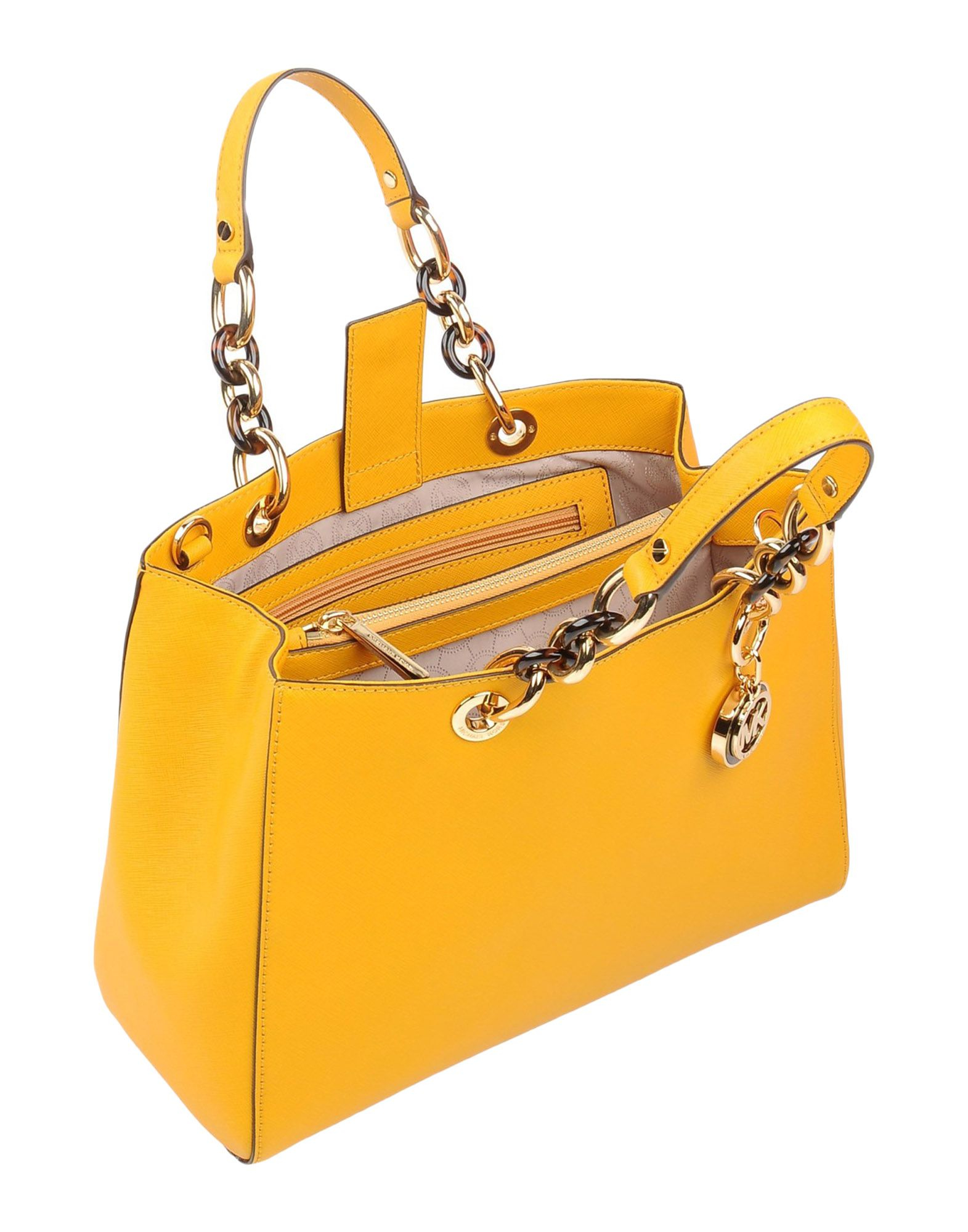 Lyst Michael Kors Handbag In Yellow Gallery