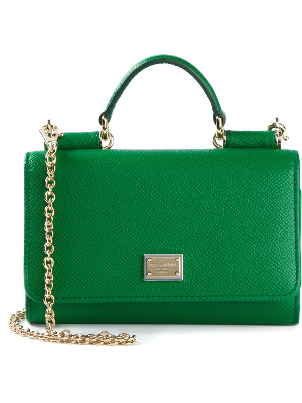 dolce and gabbana green bag