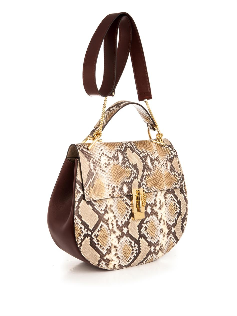 chloe snakeskin lucy bag, cloe handbag