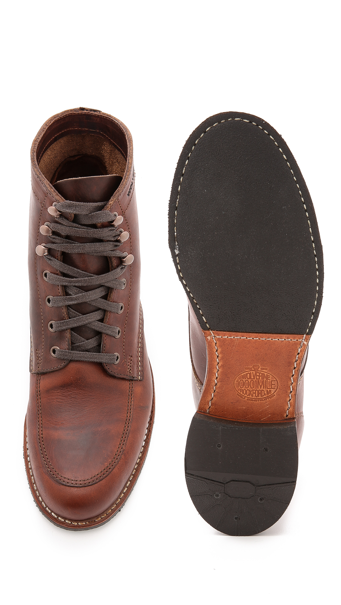 Wolverine 1000 Mile Courtland 1000 Mile Boots in Brown for Men | Lyst