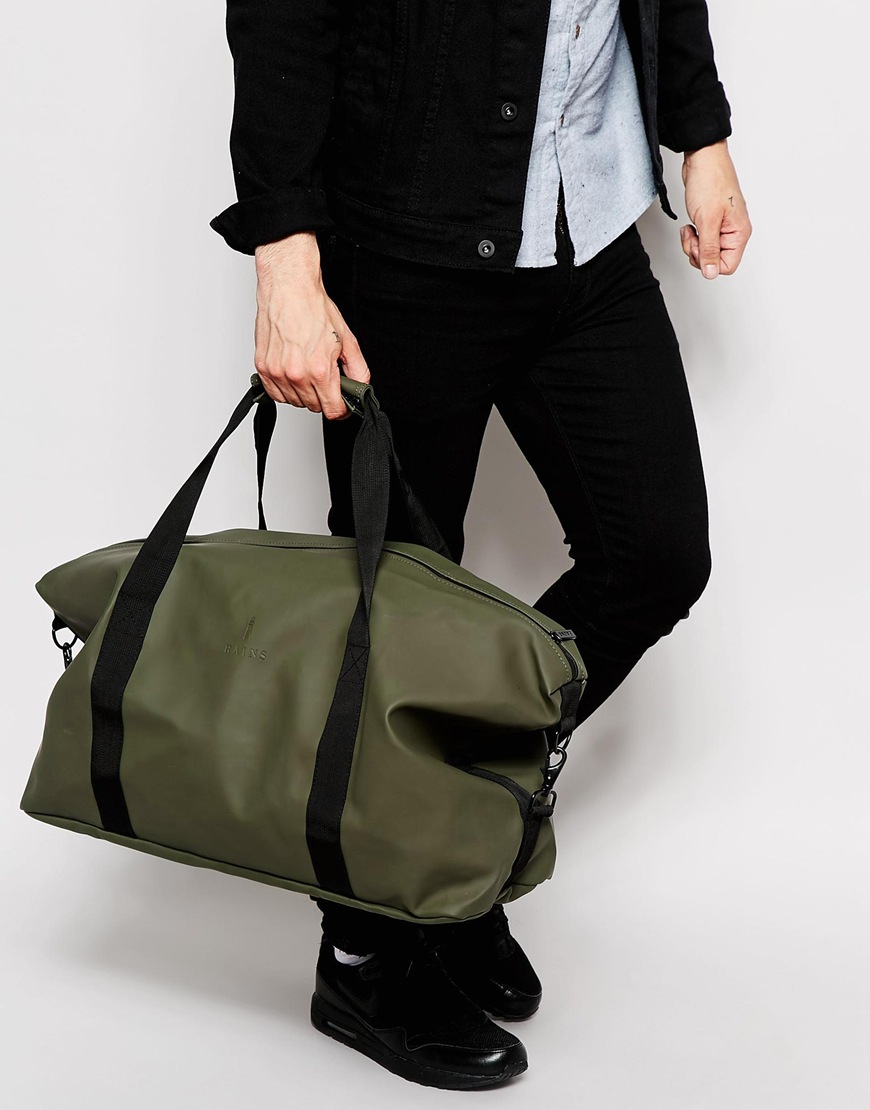 Lyst Rains Holdall In Green For Men