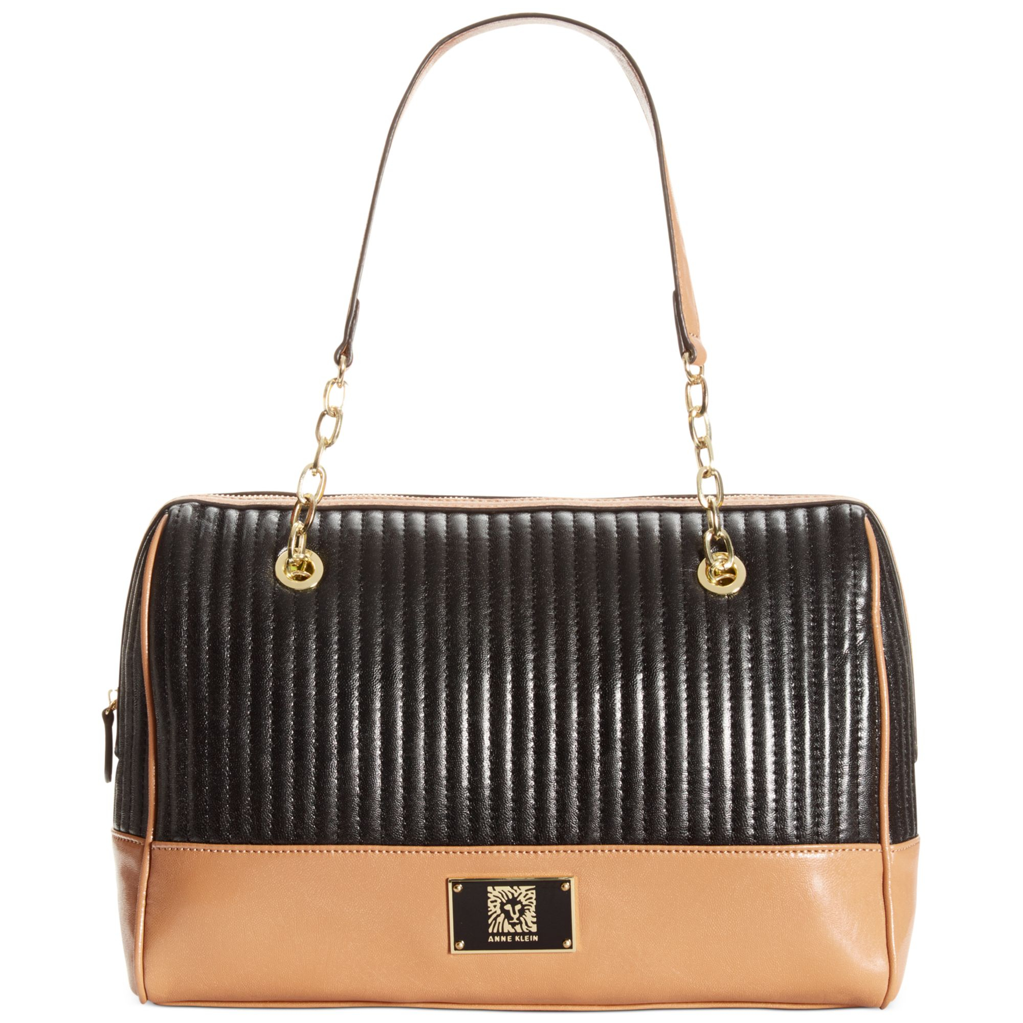 Anne klein Change The Channel Medium Duffle Bag in Black Lyst