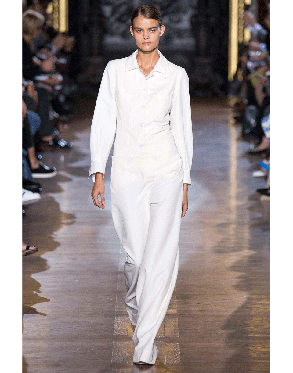 Lyst - Stella Mccartney Wide Leg Pant in White