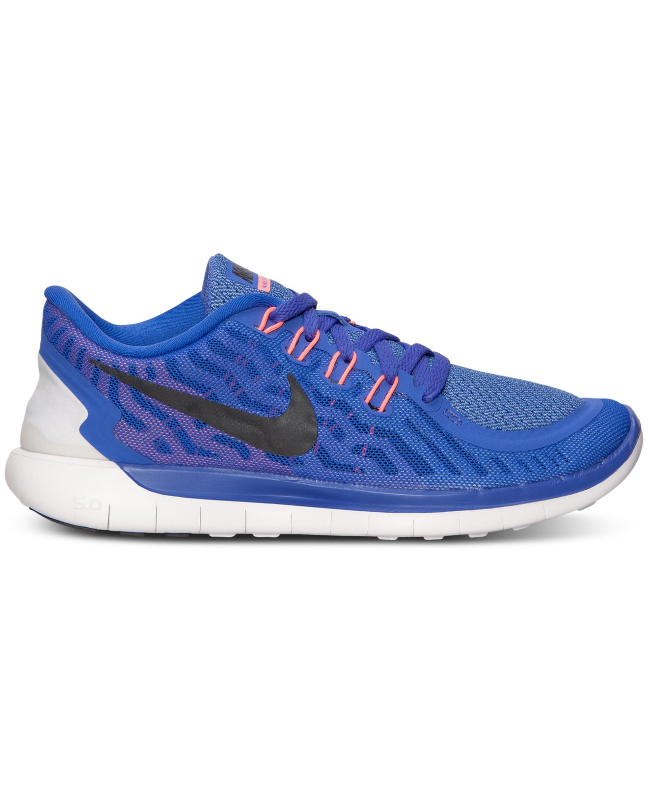 Lyst - Nike Women's Free 5.0 Running Sneakers From Finish Line in Blue