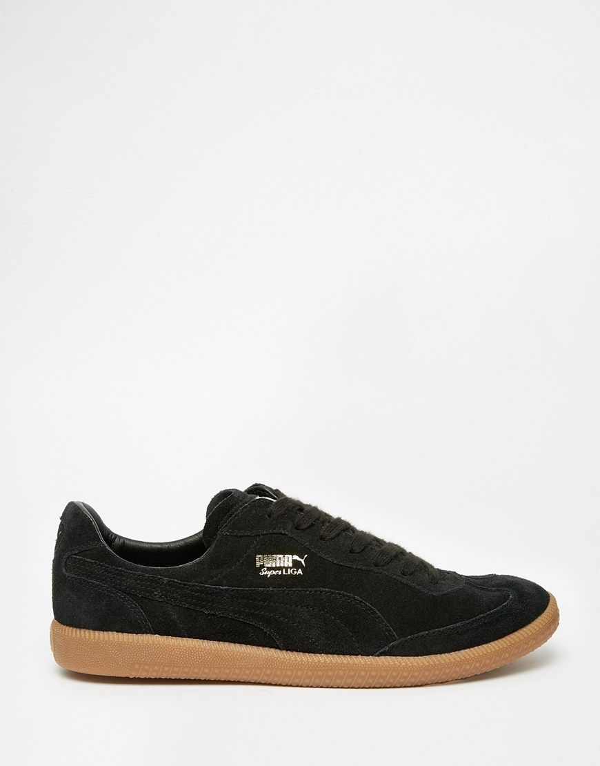puma liga suede black