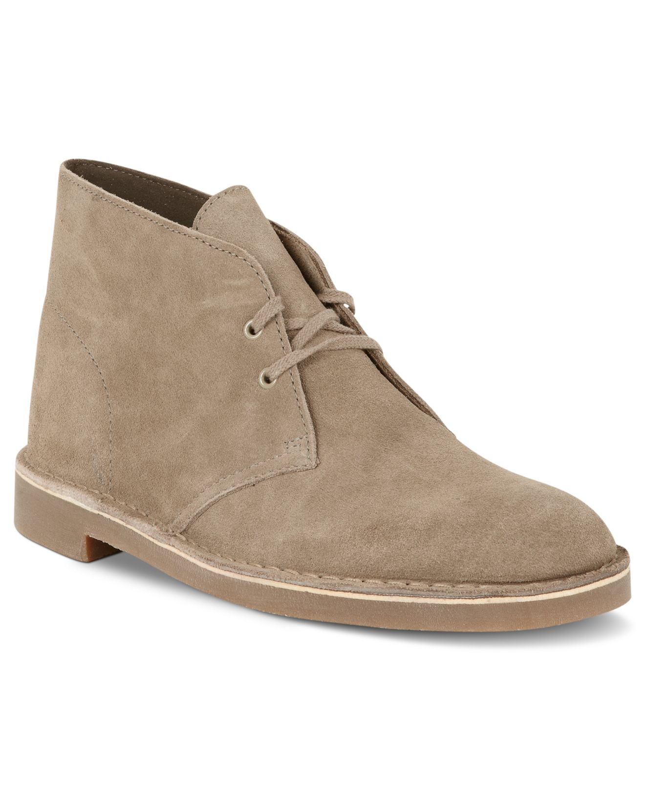 clarks men's bushacre 2 chukka boot dark brown