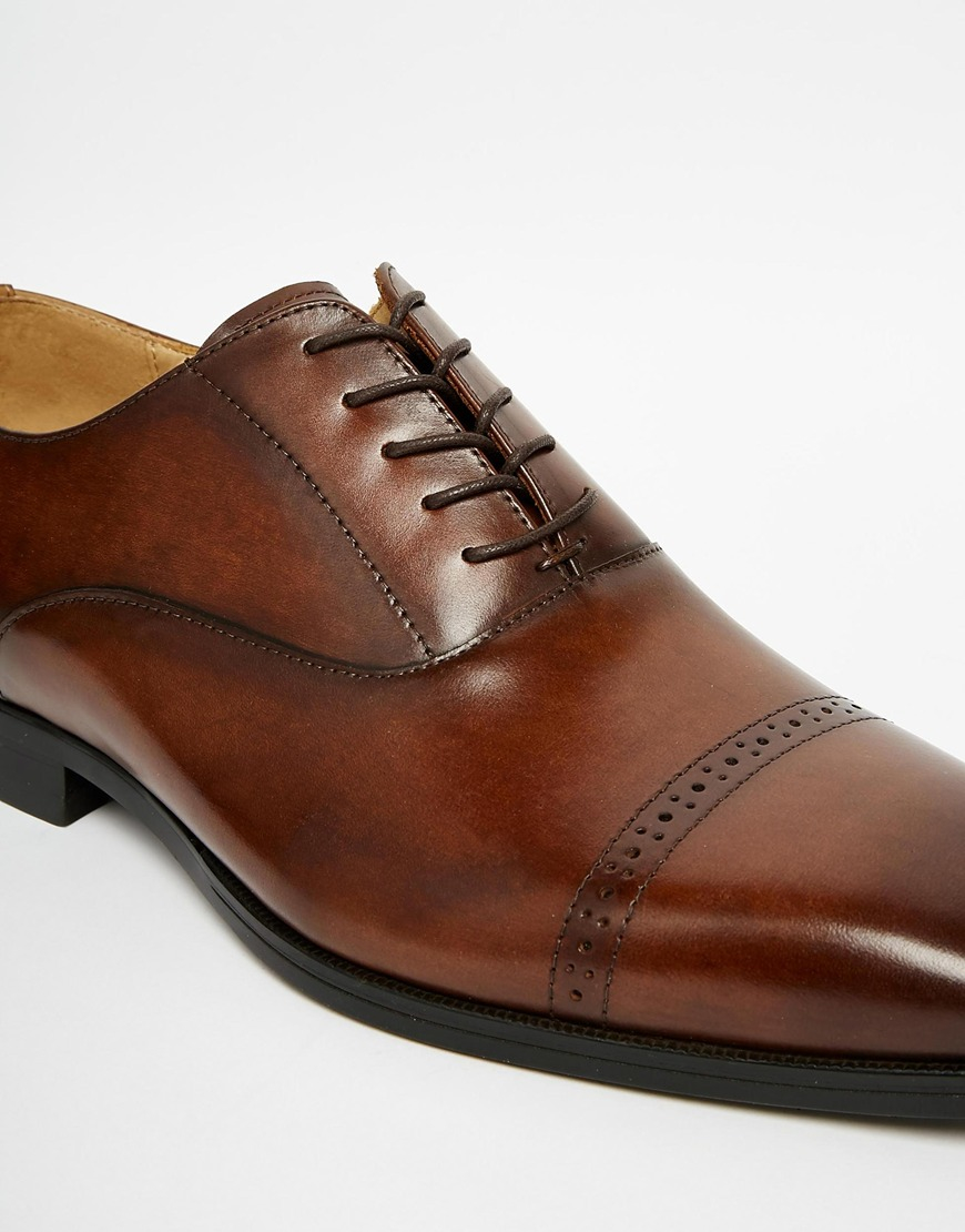 Lyst - Aldo Welidama Leather Shoes in Brown for Men