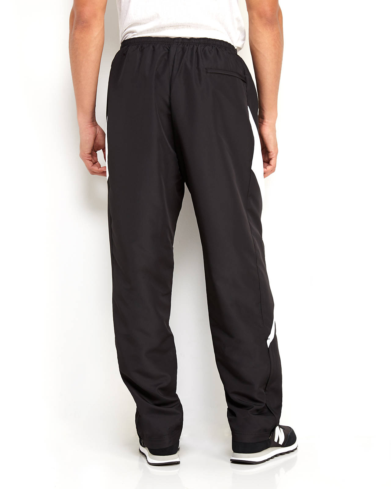 Lyst - Reebok Black White Warm-up Pants in Black for Men