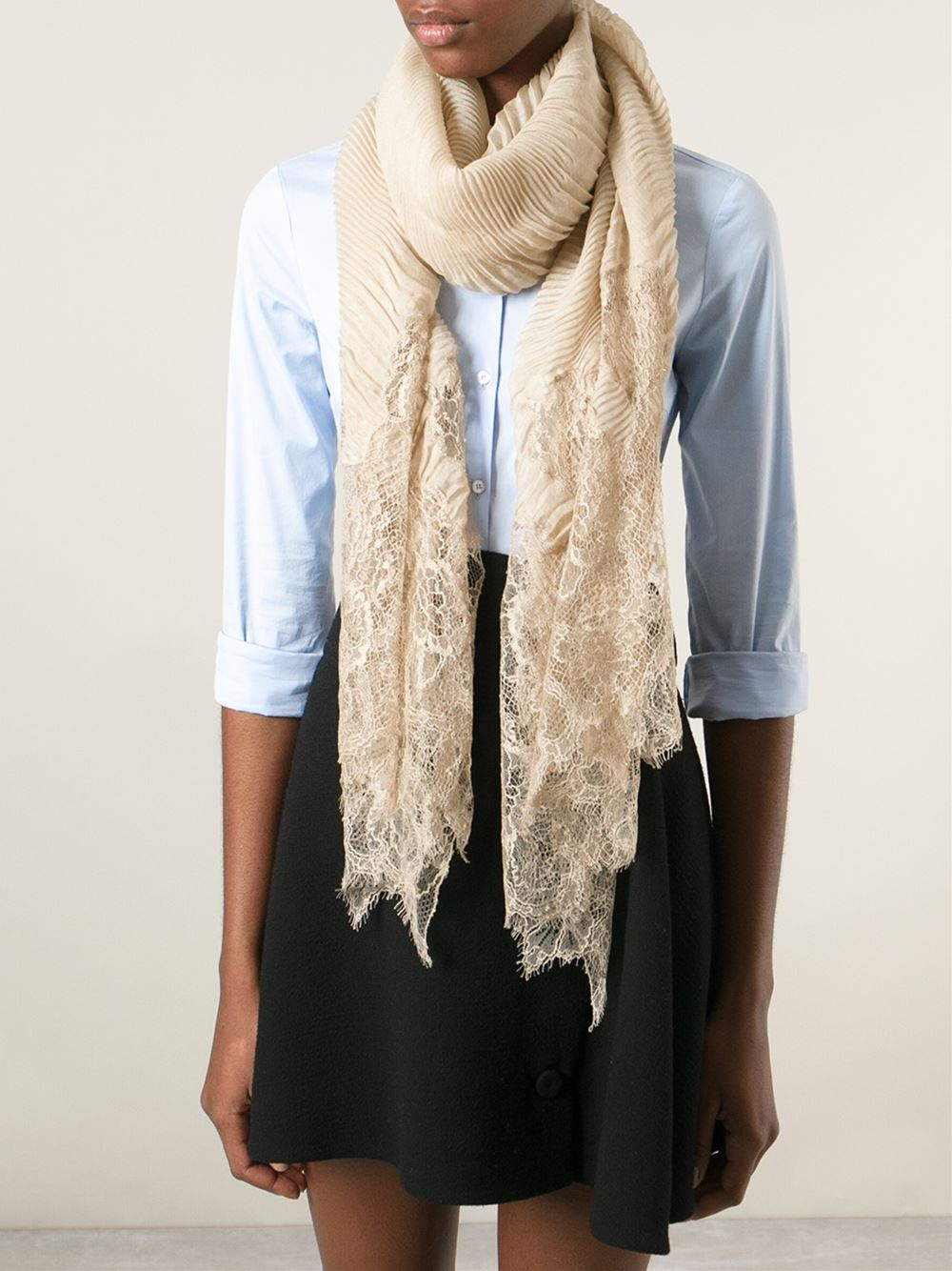 valentino wool scarf