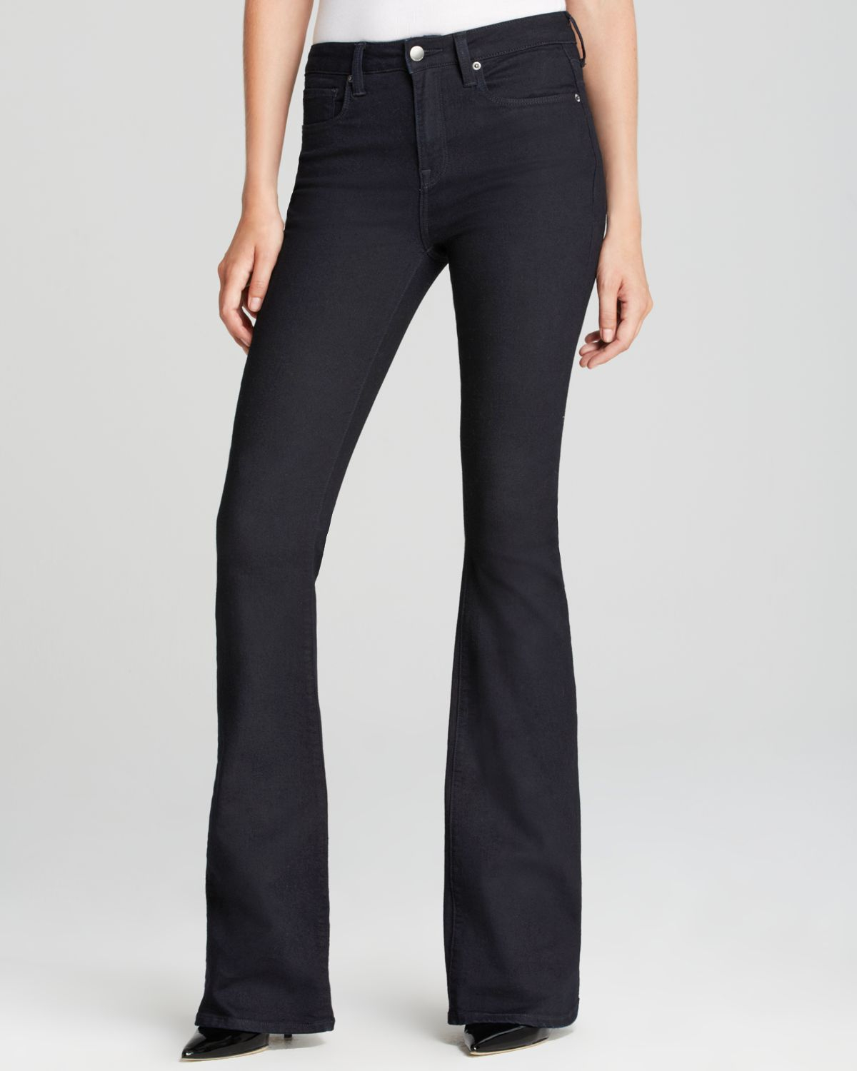 Genetic Los Angeles Jeans - Camille High Rise Flare In Mecca in Blue ...